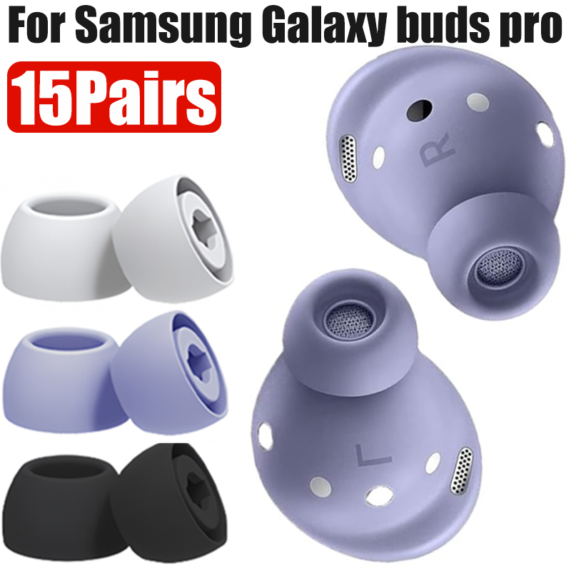 Earphone Foam Tip - サムスンギャラクシーバッドプロ用シリコンイヤーチップ,ワイヤレスヘッドセット,ノイズアイソレーション耳栓,ヘッドフォンキャップ,s,m,l