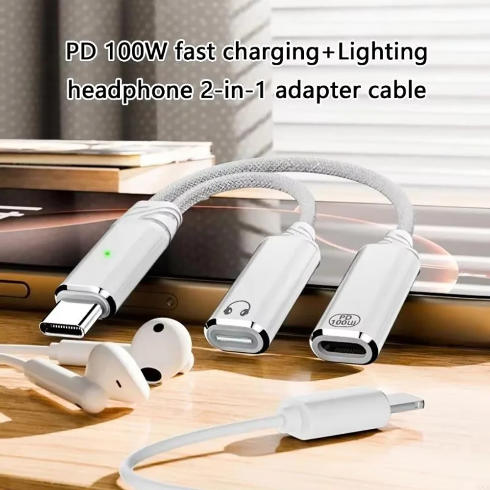 USB C スプリッター 2 in 1 ヘッドフォンジャック - Earphone Splitter Jack のレビューと価格