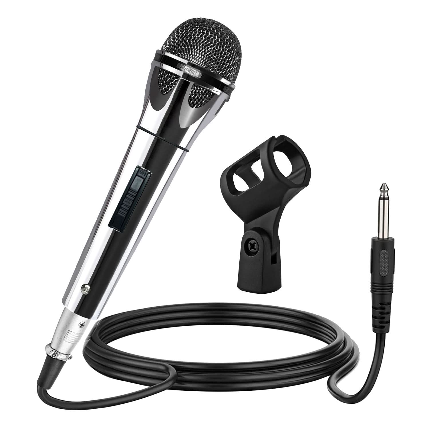 5コアXLRマイク ダイナミックマイク カラオケ歌唱 スタジ - Shure Mic Sm58 のレビューと価格