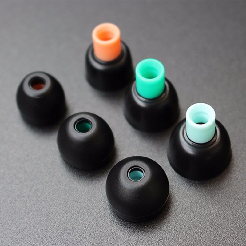 3ペアのイヤーチップ,牡丹EP-EX11のソフトシリコンキャ - Earphone Foam Tip のレビューと価格